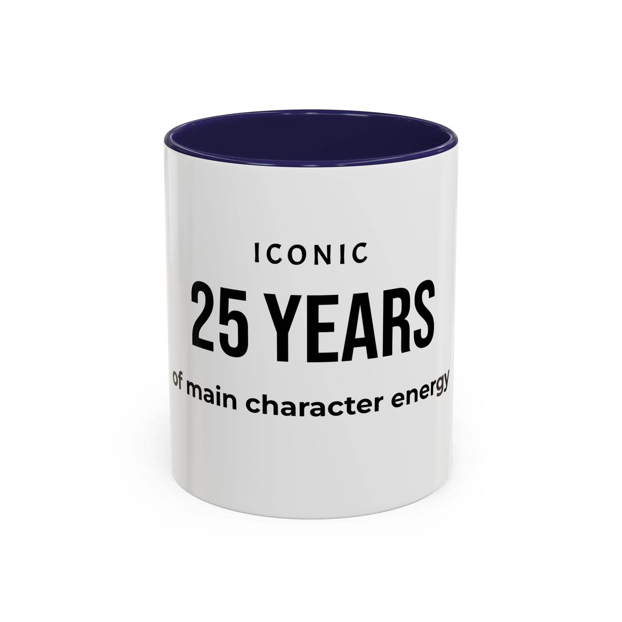 Iconic .... Years of main character energy Coffee Mug — Funny age related Birthday Gift