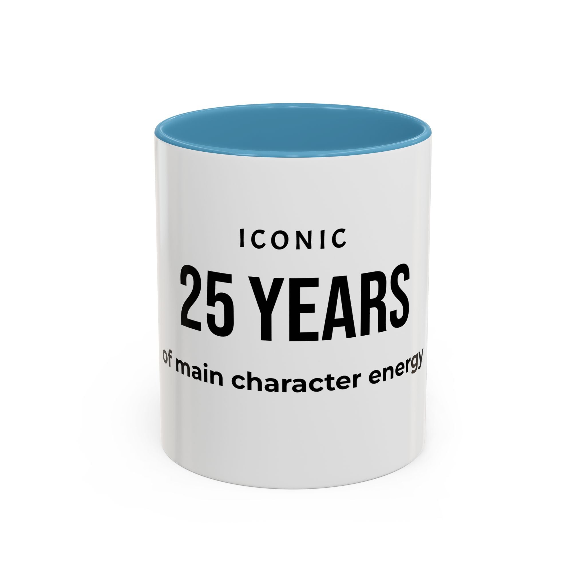 Iconic .... Years of main character energy Coffee Mug — Funny age related Birthday Gift