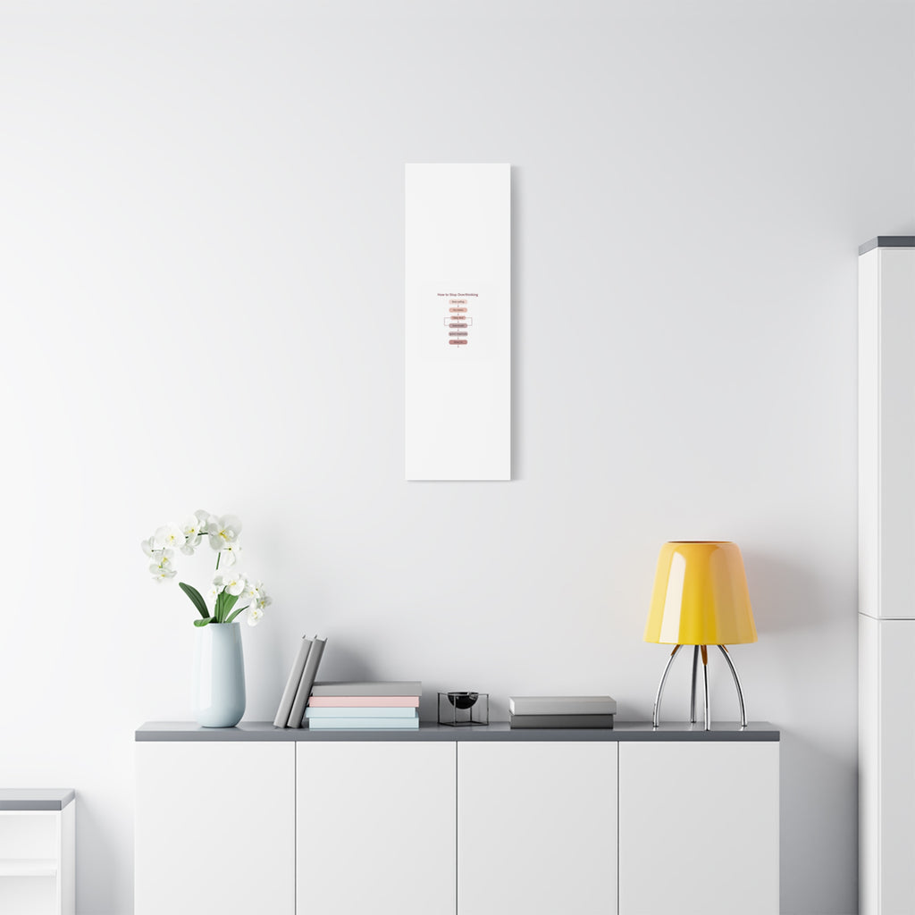 How to Stop Overthinking Canvas, Graphic Diagram Flowchart, Nerd Humor