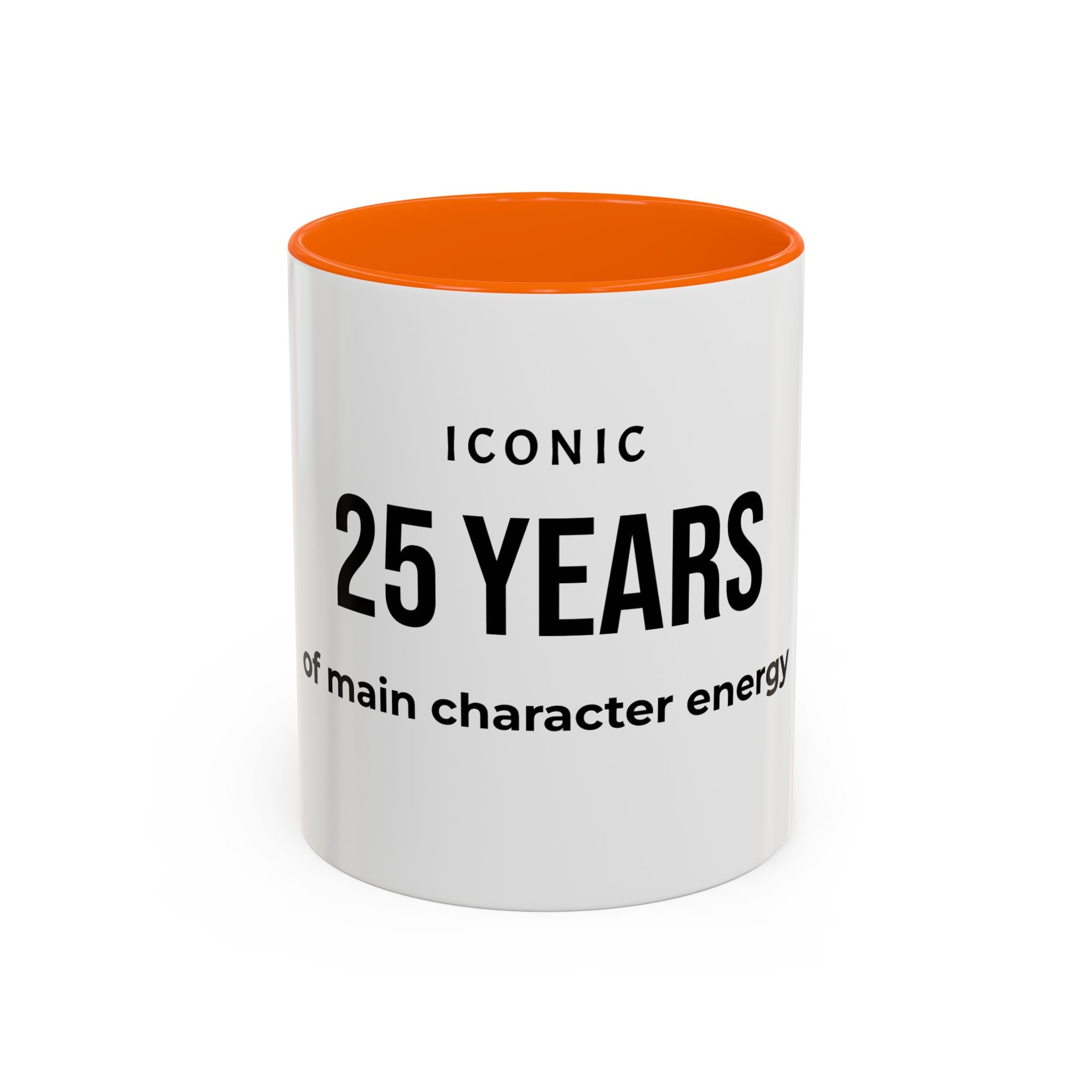 Iconic .... Years of main character energy Coffee Mug — Funny age related Birthday Gift