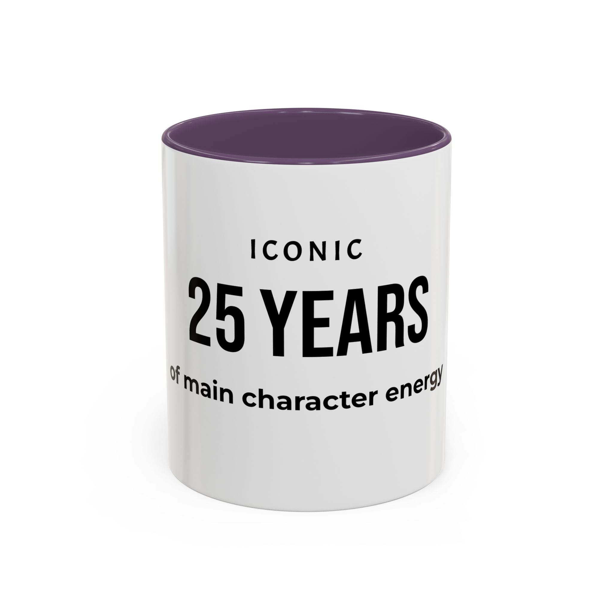 Iconic .... Years of main character energy Coffee Mug — Funny age related Birthday Gift