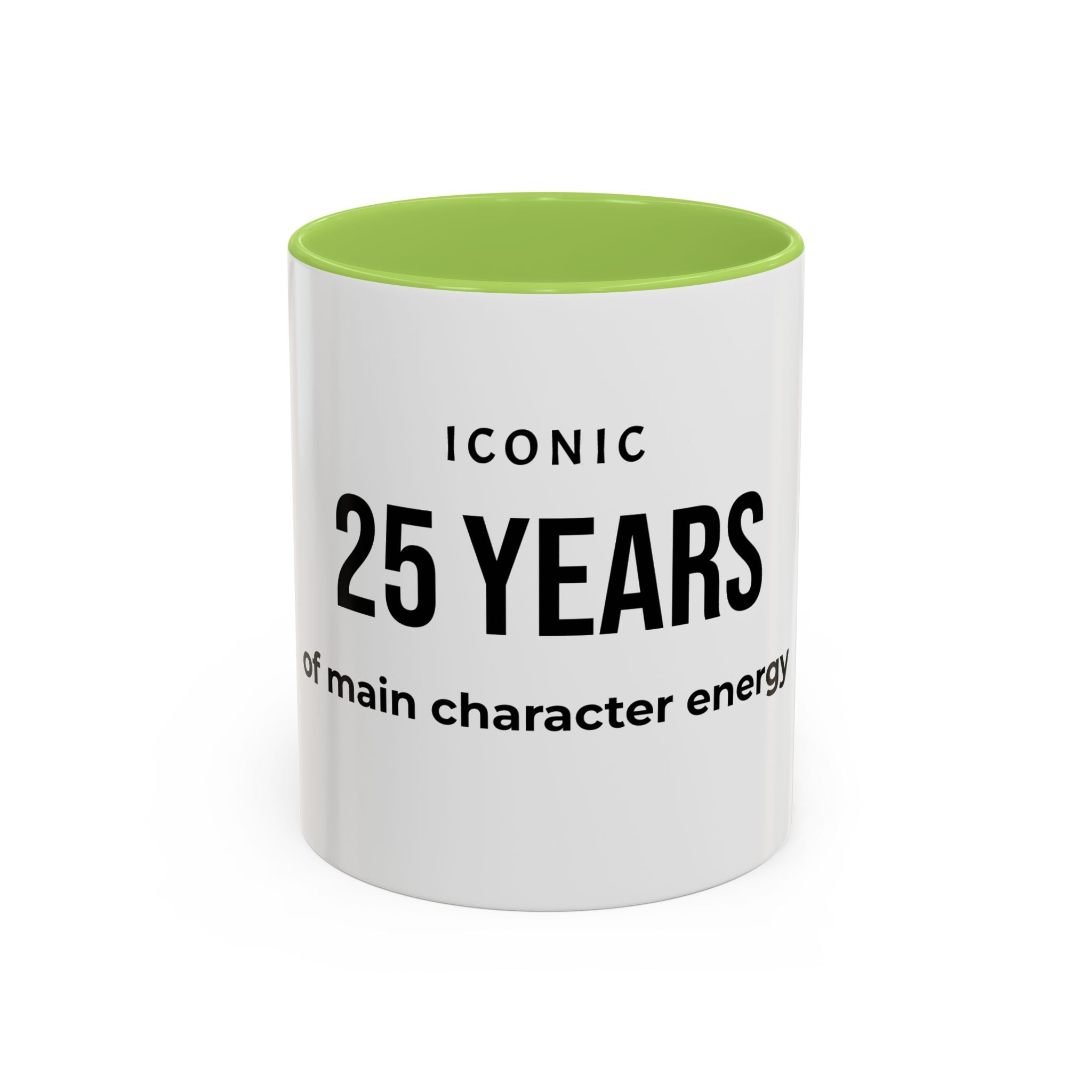 Iconic .... Years of main character energy Coffee Mug — Funny age related Birthday Gift